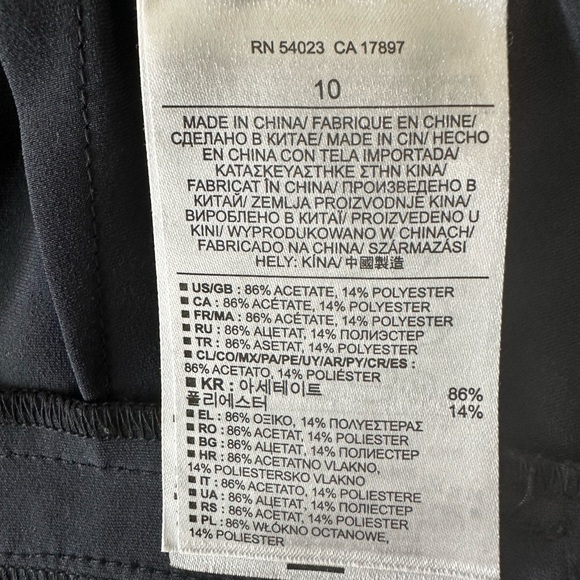 Banana Republic Pants Size 10 Women’s Pull Up Silky Grey Bohemian Summer Comfy - Picture 8 of 8